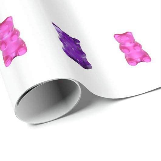 Gummiartiger Bär Geschenkpapier (Rolleneckpunkt)