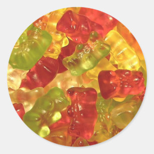 Gummiartiger Bärn-Aufkleber Runder Aufkleber