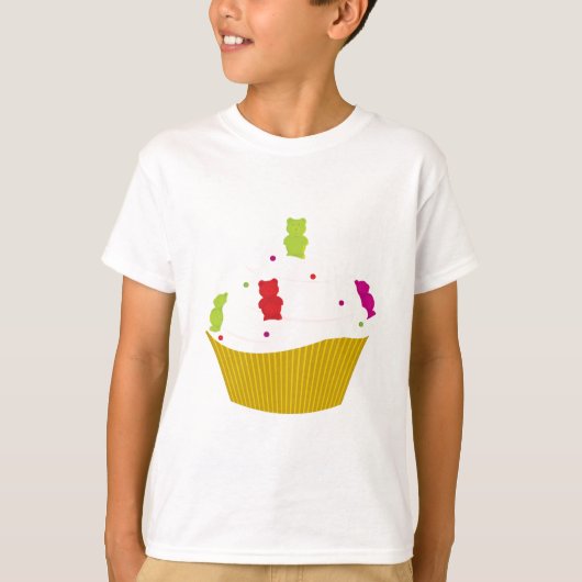 Gummiartiger Bärnkleiner kuchen T-Shirt (Vorderseite)