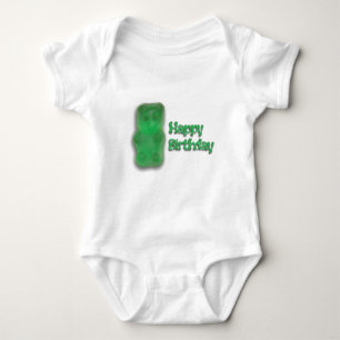 Gummiartiges Geburtstags-Kleinkind-Shirt Baby Strampler