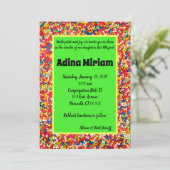 Gummibälle-Einladung Einladung (Stehend Vorderseite)