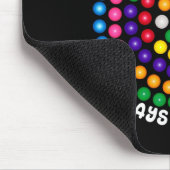 Gummibälle für 100 Schultage Mousepad (Ecke)