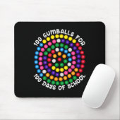 Gummibälle für 100 Schultage Mousepad (Mit Mouse)