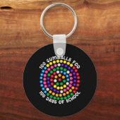 Gummibälle für 100 Schultage Schlüsselanhänger (Vorderseite)