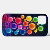 Gummibälle: Lustiges Regenbogen-Design Case-Mate iPhone Hülle (Rückseite (Horizontal))