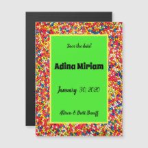 Gummibälle retten Datums-Magnet