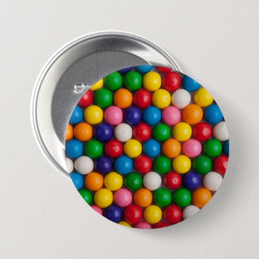Gummibällen Button (Vorne & Hinten)