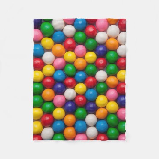 Gummibällen Fleecedecke (Vorderseite)