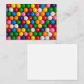 Gummibällen Visitenkarte (Vorne/Hinten)