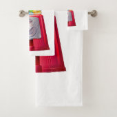 Gummiballenblase Vintag Badhandtuch Set (Insitu)