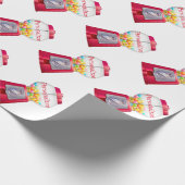 Gummiballenblase Vintag Geschenkpapier (Ecke)