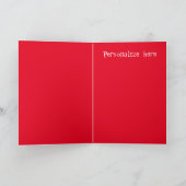 Gummiballenblase Vintages niedliches Party Karte (Innenseite)