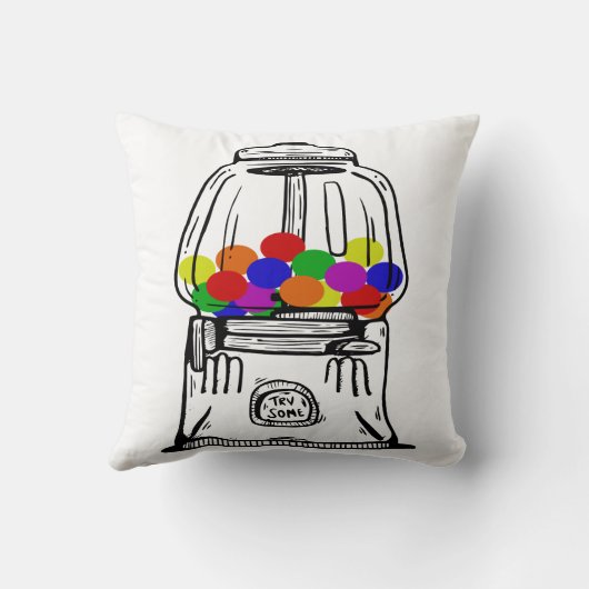 Gummiballkissen Kissen (Rückseite)