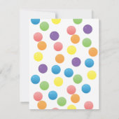 Gummiballmaschine Dankeskarte (Rückseite)