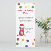 Gummiballmaschine Einladung (Stehend Vorderseite)