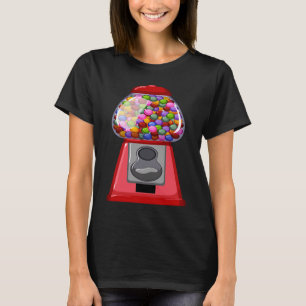 Gummiballmaschine Halloween Amerika Juli T-Shirt