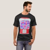 Gummiballmaschine mit Gummibogen-Gummibogen auf Ra T-Shirt (Vorne ganz)