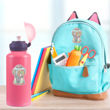 Gummiballmaschine, Wasserfarbe, lustig, farbig