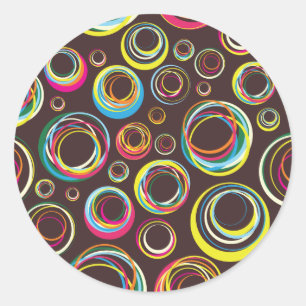 Gummibänder Runder Aufkleber