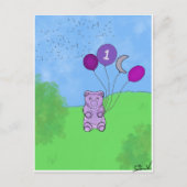 Gummibär 1. Plakat Postkarte (Vorderseite)