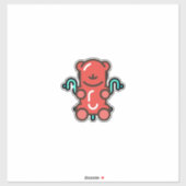 Gummibär Aufkleber (Blatt)