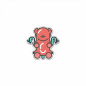 Gummibär Aufkleber (Vorderseite)