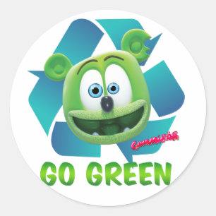 Gummibär (der gummiartige Bär) Tag der Runder Aufkleber
