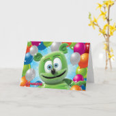 Gummibär (der Gummibär) - Geburtskarte Karte (Gelbe Blume)