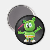 Gummibär DJ Vinyl Record Magnet (Vorderseite/Rückseite)