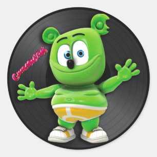 Gummibär DJ Vinyl Record Sticker