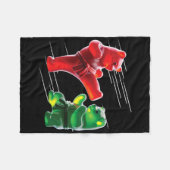 Gummibär Fleecedecke (Vorderseite (Horizontal))