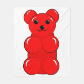 Gummibär Fleecedecke (Vorderseite)