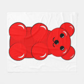 Gummibär Fleecedecke (Vorderseite (Horizontal))