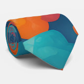 Gummibär florales Personalisiertes Muster Krawatte (Gerollt)