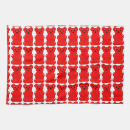 Gummibär Geschirrtuch