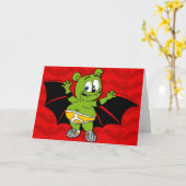 Gummibär ist eine Vampire Halloween-Karte Karte (Gelbe Blume)