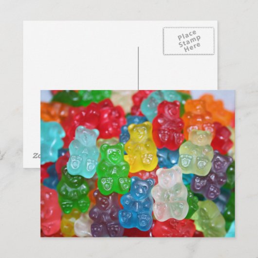 Gummibär Postkarte (Vorne/Hinten)