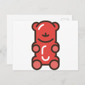 Gummibär Postkarte (Vorne/Hinten)
