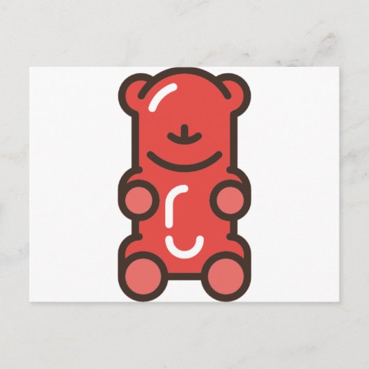 Gummibär Postkarte (Vorderseite)