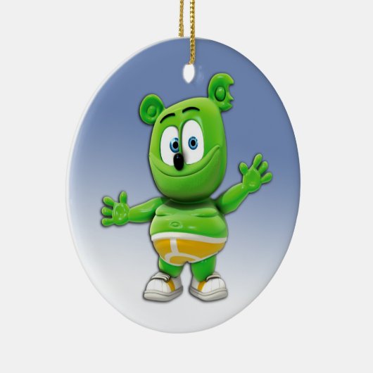 Gummibär runde Weihnachtsbaum-Verzierung Keramik Ornament (Rechts)