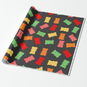 Gummibärchen-Geschenkpapier Geschenkpapier (Ungerollt)
