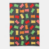 Gummibärchen-Geschenkpapier Geschirrtuch (Vertikal)