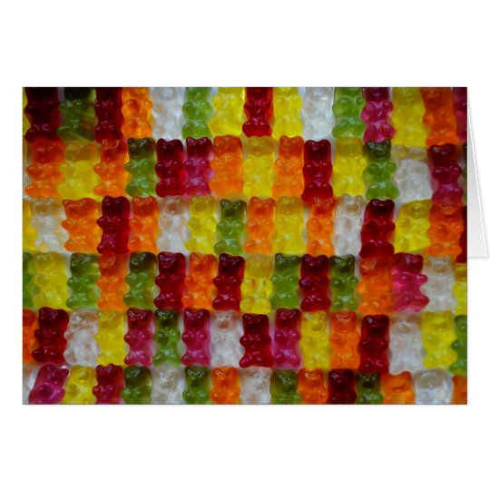 Gummibärchen Karte