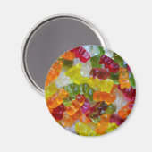 Gummibärchen Magnet (Vorderseite/Rückseite)