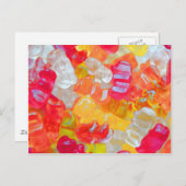 Gummibärchen Postkarte (Vorne/Hinten)