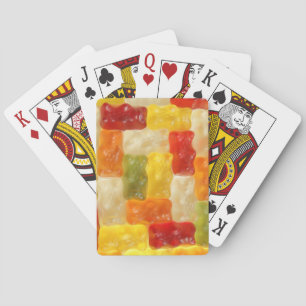Gummibärchen spielen Karten Spielkarten
