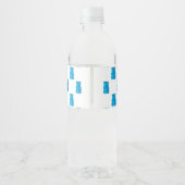 Gummibärchen wasserflaschenetikett (Rückseite)