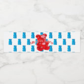 Gummibärchen wasserflaschenetikett (Einzelnes Label)