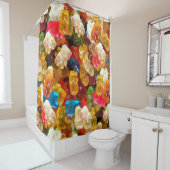 Gummibären Duschvorhang (Beispiel)