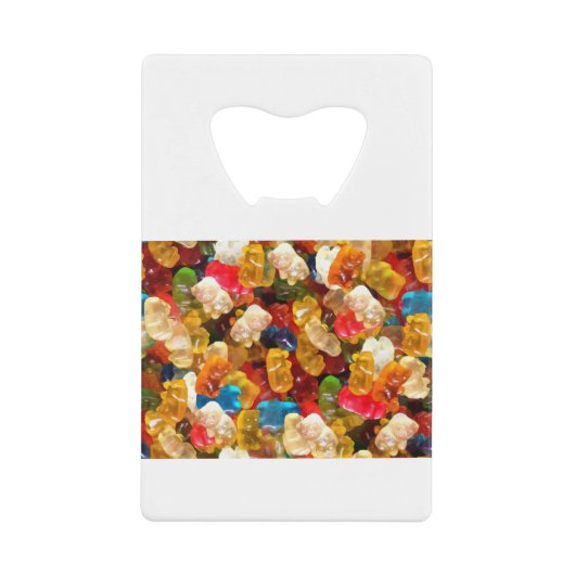 Gummibären Geldbeutel Flaschenöffner (Vorderseite)